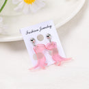Gift Lovely Jewelry Acrylic  Earrings Little Dinosaur Stud Earrings Geometric