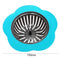 Flower Sink Strainer Kitchen Drain Filter Bathroom Drainage Hair Trap(Blue)
