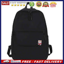 Women Preppy Style Solid Color Shoulder Bag Students Large Capacity Knapsacks
