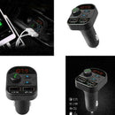 Car Kit Bluetooth Receiver FM Transmitter Dual USB Lighter Charger C1K7 T5Z2