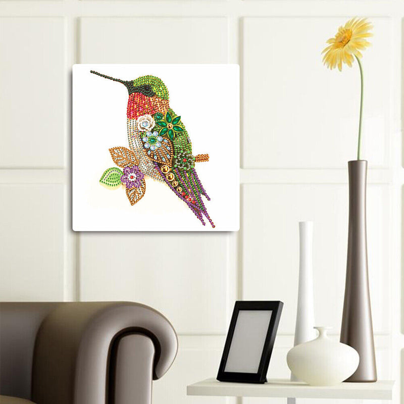 5D Partial Special Shaped Diamond Painting Hummingbird Poster Kit (UP264) Newly