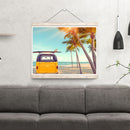 Vacation Bus Oil Paint Painting Wall Decoration Pictures Posters for Living Room