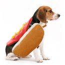 Hot Dog Shaped Dachshund Sausage Pet Dress Up Costume Puppy Winter Warm Clo