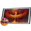 5D DIY Full Drill Diamond Painting Fire Bird Cross Stitch Embroidery Mosaic