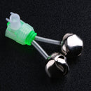 10pcs Twin Bell Fishing Bite Alarms Outdoor Night Fishing Rod Tip Clips