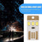 Outdoor Camping Mini LED Lights Energy Saving Rechargeable Lamp (1pcs)