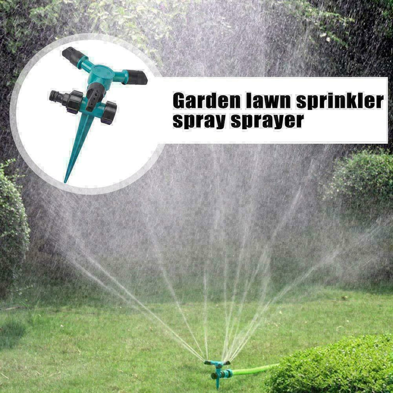 360° Rotating Lawn Sprinkler Yard Garden Water Sprinklers Y5R8 Irrigation G3O1