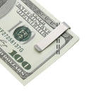 5pcs Metal Stainless Steel Money Clip Holder Folder Collar Clip(Drawing)