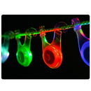 Outdoor Camping Tent Rope Hanging LED String Lights Bike Tail Lamp (Red) Newly