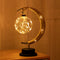 LED Table Lamp Hemp Rope Moon Desk Night Lamp for Bedroom (A Warm Light) Newly