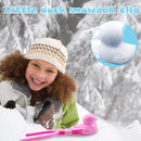 Snowball Maker Tool Duck Shape Snow Ball Tongs Clip with Handle (Pink) Newly