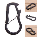 Metal Fast Buckle Outdoor Keychain EDC Equipment Titanium Alloy Carabiner