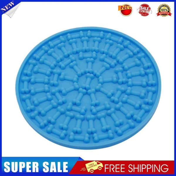 #A Pet Dogs Cats Slow Food Bowls with Suction Slow Feeders Treat Dispensing Pad