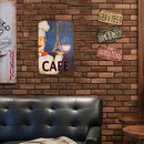 Retro Poster Tin Sign Painting Chef Coffee Wall Art for Cafe Bar Club Shop