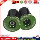 MEROCA 2pcs Bicycle Bar Grips End Cap Road Bike Handlebar End Plug (Green) Newly