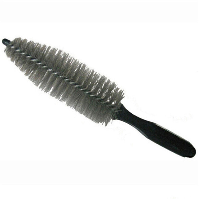 Vehicle Car Wheel Hub Cleaning Tip Brush Tyre Tire Rim Scrub Cleaner Access