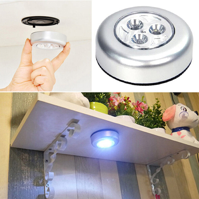 Touch 3 LED Emergency Car Roof Ceiling Night Light for Auto Trunk Cabinet Newly