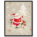 Full Cross Stitch Cotton Santa Claus 11CT Handiwork DIY Stamped Wall Craft Ki