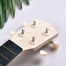 1 Set Ukulele Handmade Assembling Wooden Musical Instrument Material NICE H7V4