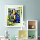Flower Bird Oil Paint By Numbers Kit DIY Acrylic Painting Wall Art Picture Craft