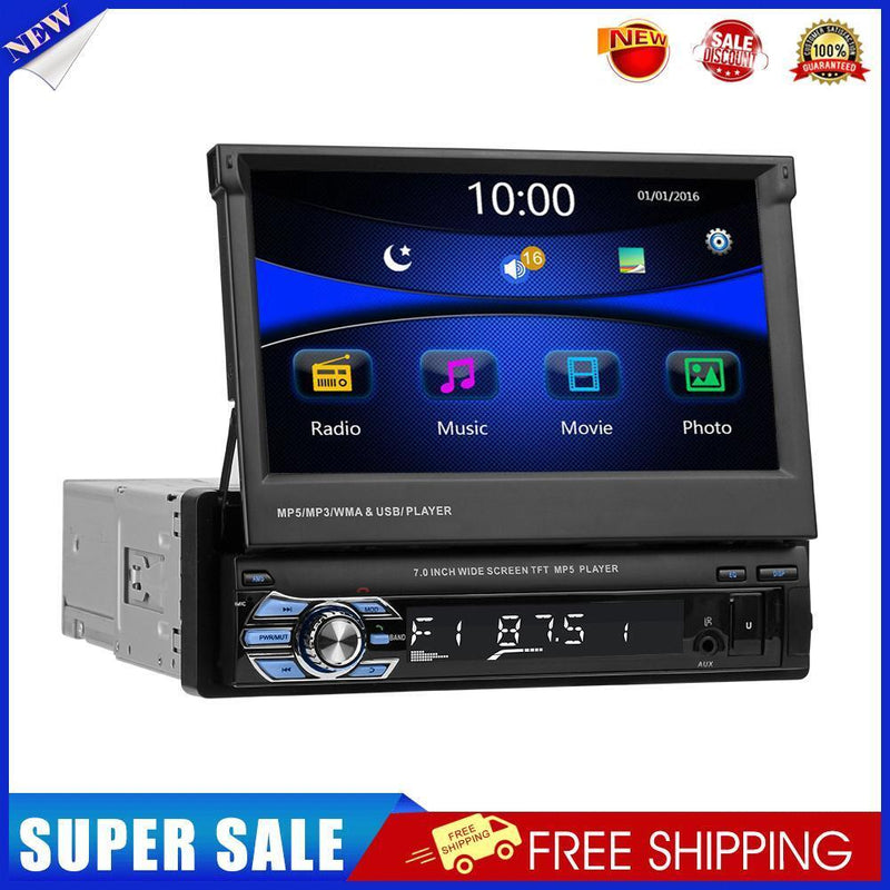 SWM 9602 Car Stereo RDS AM FM Radio Bluetooth-compatible USB TF AUX In Dash