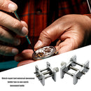 2pcs Watch Movement Holder Fixed Base 2 in 1 Watchmaker Watches Case Clamp