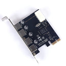 USB3.0 Riser PCIE Expansion Card 4-Port PCI Express High-Speed Computer Adapter