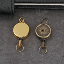 Name Card Anti-Lost Clip Stationery Key Ring Retractable Lanyards Badge Holder