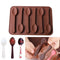 Silicone Chocolate Spoon Baking Non-stick Biscuit Cake Jelly Candy Molds Newly