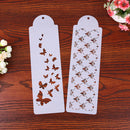 2pcs/Lot Butterfly Cake Stencil Cake Decoration Cake Mold Fondant Stencil