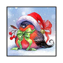 Christmas Bird 14CT Stamped DIY Embroidery Full Cross Stitch Cartoon Home Decor