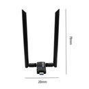 1200Mbps Long Range Dual Band Wireless USB 3.0 Wi-Fi Antenna Adapter