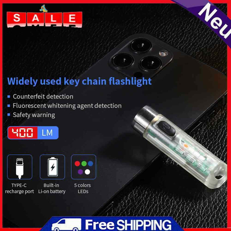 JETBeam LED Flashlight, Mini Keychain, Flashlight, Outdoor Hiking