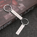 Wife Husband Gift Jewelry Key Ring Keyfob Car Pendant I Love You 3000 Keyring