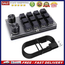 Macro Custom Gaming Keyboard Knob 12 Key + 2 Knob Programmable Mechanical Keypad