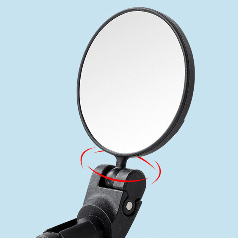 Foldable Bicycle Handlebar Convex Reflector Road Bike Adjustable Rearview Mirror