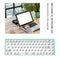 Hot Swap Keyboard Kit Bluetooth-compatible with 72pcs Red Shafts (Green)