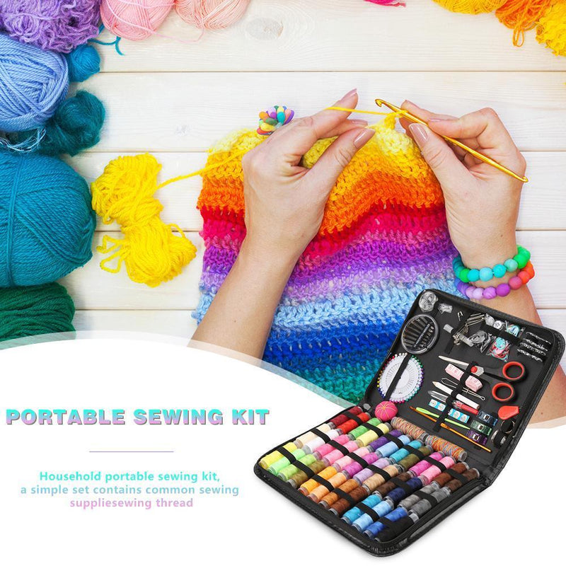 183pcs Large Capacity Craft Threads Sewing Kits for Hand Quilting Stitching