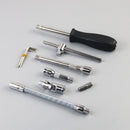 Repair Screwdriver Socket Ratchet Torx Drive Socket Wrench Set 1/4-Inch Metric