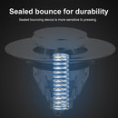 Stainless Steel Bathroom Sink Plug Wash Basin Bounce Drain Filter (Black) Newly