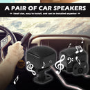500W Car Tweeters Mini Square High Frequency Car Audio Speakers TP-004A 2 Pack