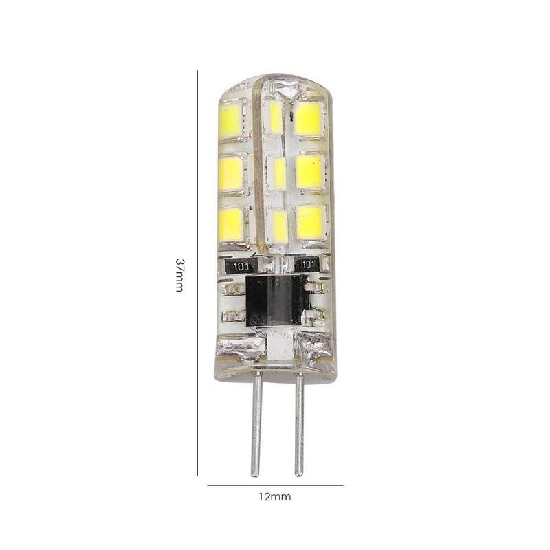 Hillrong 2W 2835SMD G4 LED Lamp AC220V-240V Silicone 24LEDs Bulb Replace (