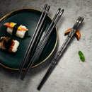 5 Pairs Alloy Chopsticks Chop Sticks Beautiful Gift 2022 Set Y7X8