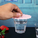 Cherry Silicone Leakproof Heat Resistant Cover Seal Cup Lid (Nude Pink)