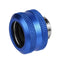 G1/4 Thread Rigid Tube 14mm Hard Tube Extender for PC Water Cooling(Blue)