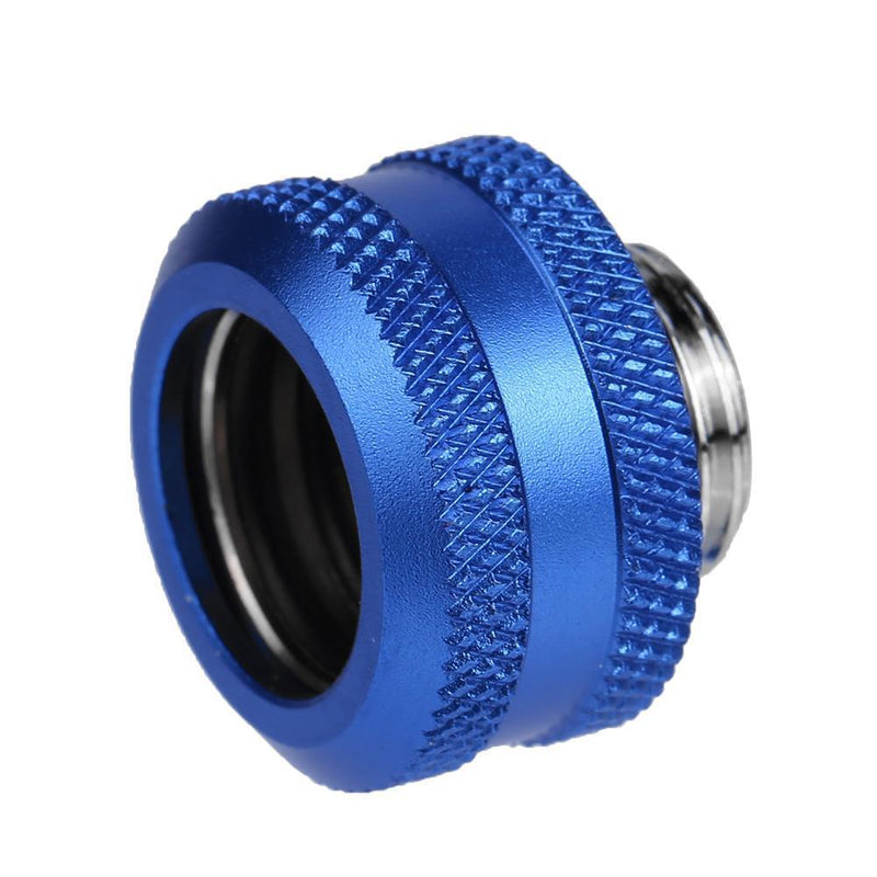G1/4 Thread Rigid Tube 14mm Hard Tube Extender for PC Water Cooling(Blue)