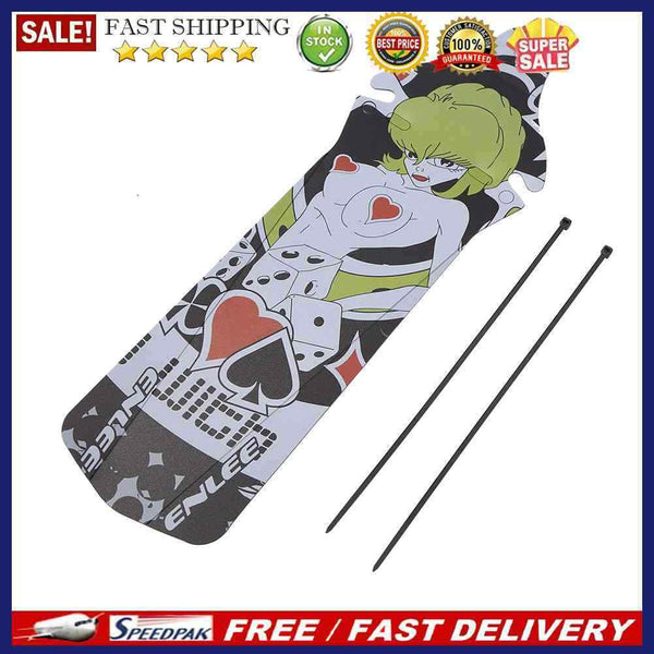 Enlee Ultra-thin Bicycle Seat Fender Removable MTB Bike Saddle Wings Mud Gu