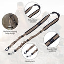 Polyester Camping Straps Multiple Metal Hanging Loop Design (Light Coffee)
