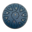 6 inch 11 Tune Notes Musical Steel Tongue Drum for Beginner (Dark Blue) Newly