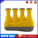 Guitar Hand Finger Exerciser Grip Power Trainer (Kids Yellow Gray 3 lbs)